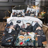 Laden Sie das Bild in den Galerie-Viewer, Stray Kids Duvet Cover Pattern Bedding Set Without Filler