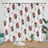 Carica l'immagine nel visualizzatore Galleria, Super Mario Pattern Curtains Blackout Kids Room Window Drapes