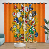 Carica l'immagine nel visualizzatore Galleria, Super Mario Pattern Curtains Blackout Kids Room Window Drapes