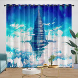 Charger l&#39;image dans la visionneuse de la galerie, Sword Art Online Curtains Blackout Kids Room Window Drapes