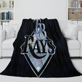 Carica l&#39;immagine nel visualizzatore Galleria, Tampa Bay Rays Blanket Flannel Throw Room Decoration