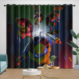 Carica l&#39;immagine nel visualizzatore Galleria, Teenage Mutant Ninja Turtles Mutant Mayhem Curtains Pattern Blackout Window Drapes
