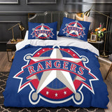Load image into Gallery viewer, Texas Rangers Bedding Set Quilt Cover Without Filler