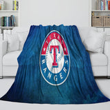 Load image into Gallery viewer, Texas Rangers Blanket Flannel Throw Room Decoration