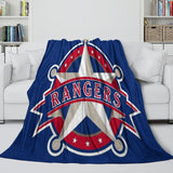Load image into Gallery viewer, Texas Rangers Blanket Flannel Throw Room Decoration