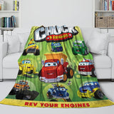 Load image into Gallery viewer, The Adventures Of Chuck And Friends Blanket Flannel Fleece Throw