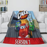 Load image into Gallery viewer, The Adventures Of Chuck And Friends Blanket Flannel Fleece Throw