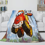 Load image into Gallery viewer, The Adventures Of Chuck And Friends Blanket Flannel Fleece Throw