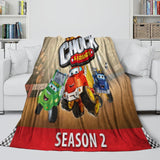 Load image into Gallery viewer, The Adventures Of Chuck And Friends Blanket Flannel Fleece Throw