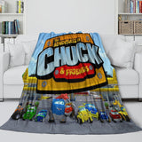 Load image into Gallery viewer, The Adventures Of Chuck And Friends Blanket Flannel Fleece Throw