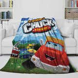 Load image into Gallery viewer, The Adventures Of Chuck And Friends Blanket Flannel Fleece Throw