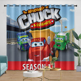 Load image into Gallery viewer, The Adventures Of Chuck And Friends Curtains Blackout Window Drapes