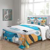 Load image into Gallery viewer, The Octonauts Bedding Set Pattern Quilt Duvet Cover