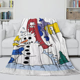 Carica l'immagine nel visualizzatore Galleria, The Simpsons Blanket Flannel Fleece Kids Room Decoration