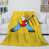 Carica l'immagine nel visualizzatore Galleria, The Simpsons Blanket Flannel Fleece Kids Room Decoration