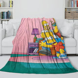 Carica l'immagine nel visualizzatore Galleria, The Simpsons Blanket Flannel Fleece Kids Room Decoration