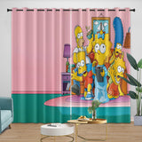 Laden Sie das Bild in den Galerie-Viewer, The Simpsons Curtains Blackout Window Drapes Kids Room Decoration