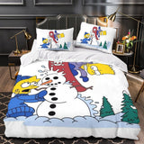 Laden Sie das Bild in den Galerie-Viewer, The Simpsons Pattern Duvet Cover Kids Bedding Set Without Filler