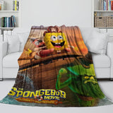 Laden Sie das Bild in den Galerie-Viewer, The SpongeBob Movie Search for SquarePants Blanket Flannel Throw Room Decoration