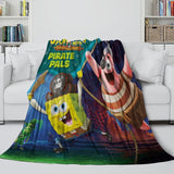 Laden Sie das Bild in den Galerie-Viewer, The SpongeBob Movie Search for SquarePants Blanket Flannel Throw Room Decoration