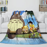 Load image into Gallery viewer, Tonari no Totoro Blanket Flannel Throw Room Decoration
