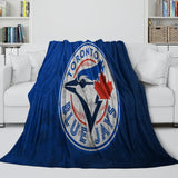 Laden Sie das Bild in den Galerie-Viewer, Toronto Blue Jays Blanket Flannel Throw Room Decoration