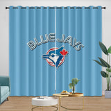 Load image into Gallery viewer, Toronto Blue Jays Curtains Blackout Window Drapes Room Decoration