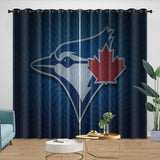Load image into Gallery viewer, Toronto Blue Jays Curtains Blackout Window Drapes Room Decoration