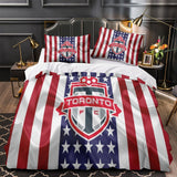 Carica l&#39;immagine nel visualizzatore Galleria, Toronto FC Bedding Set Duvet Cover Without Filler