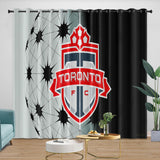 Laden Sie das Bild in den Galerie-Viewer, Toronto FC Vorhänge, Verdunkelungsvorhänge, Raumdekoration