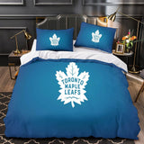 Laden Sie das Bild in den Galerie-Viewer, Toronto Maple Leafs Bedding Set Quilt Duvet Cover Without Filler