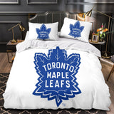 Laden Sie das Bild in den Galerie-Viewer, Toronto Maple Leafs Bedding Set Quilt Duvet Cover Without Filler