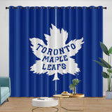 Laden Sie das Bild in den Galerie-Viewer, Toronto Maple Leafs Curtains Blackout Window Drapes Room Decoration