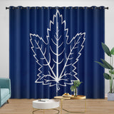 Laden Sie das Bild in den Galerie-Viewer, Toronto Maple Leafs Curtains Blackout Window Drapes Room Decoration