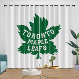 Laden Sie das Bild in den Galerie-Viewer, Toronto Maple Leafs Curtains Blackout Window Drapes Room Decoration