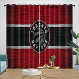 Carica l&#39;immagine nel visualizzatore Galleria, Toronto Raptors Curtains Blackout Window Drapes Room Decoration