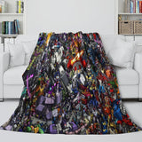 Laden Sie das Bild in den Galerie-Viewer, Transformers Blanket Flannel Throw Kids Room Decoration