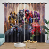 Laden Sie das Bild in den Galerie-Viewer, Transformers One Curtains Pattern Blackout Window Drapes