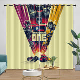 Laden Sie das Bild in den Galerie-Viewer, Transformers One Curtains Pattern Blackout Window Drapes
