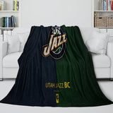 Charger l'image dans la visionneuse de la galerie, Utah Jazz Blanket Flannel Fleece Throw Room Decoration