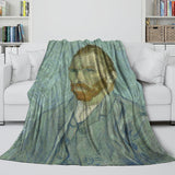 Load image into Gallery viewer, Van Gogh Painting Blanket Flannel Fleece Throw Kids Room Decoration