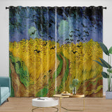 Load image into Gallery viewer, Van Gogh Painting Curtains Blackout Window Drapes Kids Room Decoration