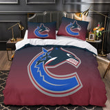 Load image into Gallery viewer, Vancouver Canucks Bedding Set Quilt Duvet Cover Without Filler