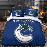 Load image into Gallery viewer, Vancouver Canucks Bedding Set Quilt Duvet Cover Without Filler