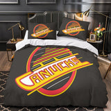Load image into Gallery viewer, Vancouver Canucks Bedding Set Quilt Duvet Cover Without Filler