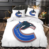 Load image into Gallery viewer, Vancouver Canucks Bedding Set Quilt Duvet Cover Without Filler