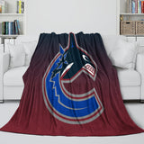 Charger l'image dans la visionneuse de la galerie, Vancouver Canucks Blanket Flannel Throw Kids Room Decoration