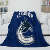 Charger l'image dans la visionneuse de la galerie, Vancouver Canucks Blanket Flannel Throw Kids Room Decoration