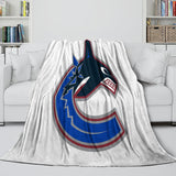 Charger l'image dans la visionneuse de la galerie, Vancouver Canucks Blanket Flannel Throw Kids Room Decoration