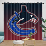 Carica l'immagine nel visualizzatore Galleria, Vancouver Canucks Curtains Blackout Window Drapes Room Decoration